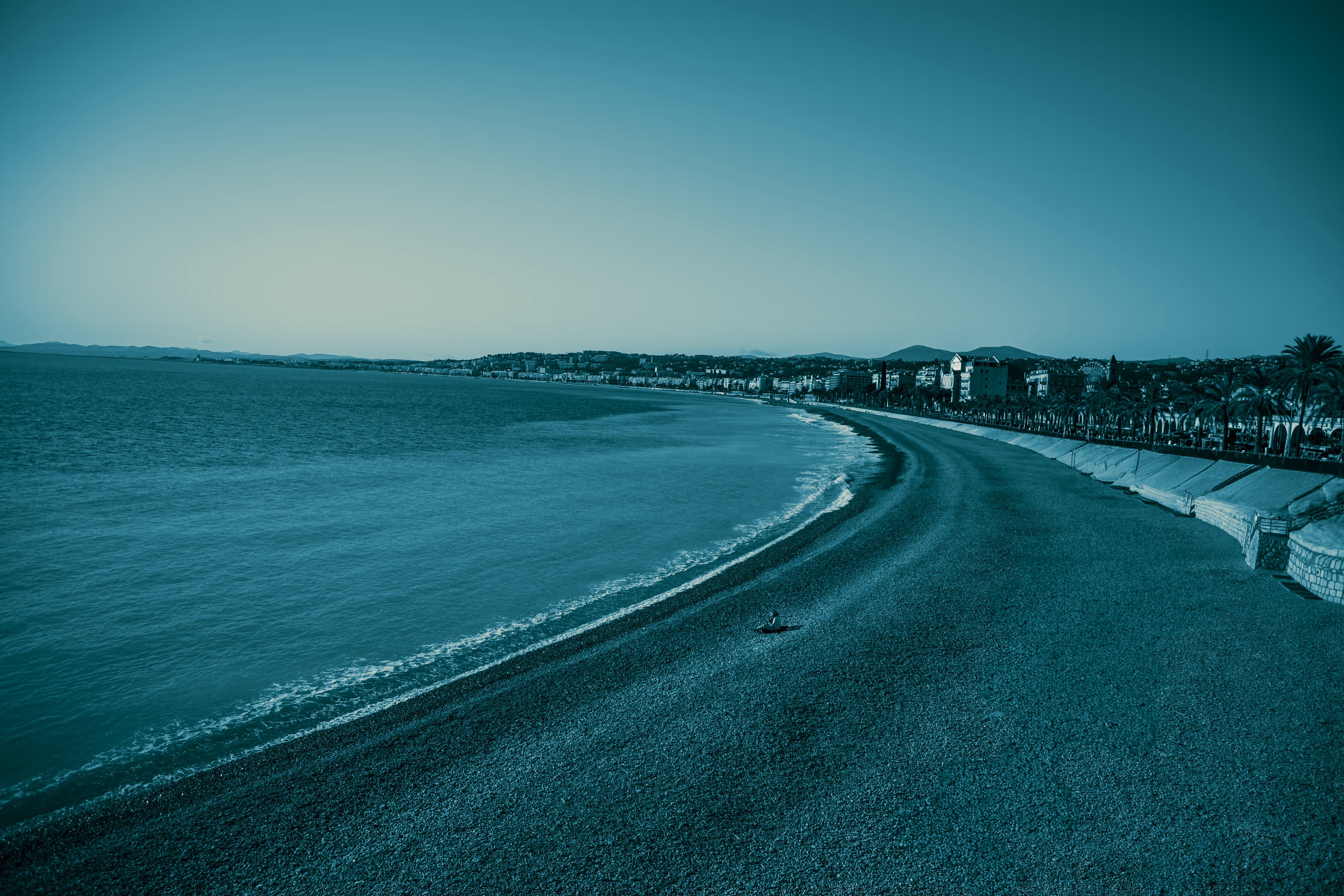 Mediterranean coastal photograph from Nice 2